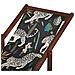 Set Di 2 Sedie A Sdraio Legno Acacia Scuro Fantasia Ghepardi Nero Anzio - Foto miniatura 2