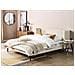 Letto Matrimoniale Velluto Beige 160 X 200 Cm Arette - Foto miniatura 1