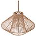 Lampadario Palmetto Cotone Beige - Foto miniatura 9