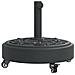 Base per Ombrellone con Ruote per Pali Ø38/48 mm 27 kg Rotonda - Foto miniatura 1