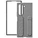 Cover Originale Galaxy Z Fold6 Impugnatura E Cavalletto, Grigio Scuro - Foto miniatura 5