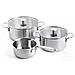 Batteria pentole Kitchen Aid 05088-001 Acciaio spazzolato Acciaio spaz - Foto miniatura 1