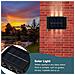 Applique Lampada 12 Led Muro Parete Solare Ip65 Bidirezionale Giardino Te-b0567 - Foto miniatura 2