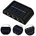 Applique Lampada 12 Led Muro Parete Solare Ip65 Bidirezionale Giardino Te-b0567 - Foto miniatura 3