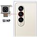 Fotocamera Posteriore Principale 50mp Per Samsung Galaxy Z Fold4, Nero - Foto miniatura 3