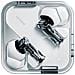 Ear Auricolare True Wireless Stereo (tws) In-ear Musica E Chiamate Usb Tipo-c Bluetooth Trasparente, Bianco - Foto miniatura 3