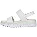Weiss Casual Open Sandals Sandali Pelle Scarpe Donna Bianco Eu 39, V4475-80 - Foto miniatura 3