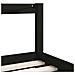 Giroletto Bambini con Cassetti Nero 90x200cm Massello di Pino - Foto miniatura 6