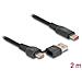 Cavo Di Ricarica Rapida Usb 2.0 Usb Tipo-c + Presa Usb Tipo-a - Foto miniatura 1