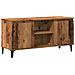 Mobile Porta Tv Legno Antico 102x35x50 Cm In Legno Multistrato - Foto miniatura 2