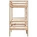 Giroletto Soppalco con Scrivania e Sedie 90x190cm Legno Pino - Foto miniatura 6