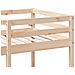 Giroletto Soppalco con Scrivania e Sedie 90x190cm Legno Pino - Foto miniatura 8