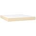 Letto a Molle con Materasso e LED Crema 180x200 cm in Tessuto - Foto miniatura 6