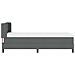Letto box spring con materasso Grigio scuro 100 x 200 cm - Foto miniatura 9