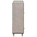 Credenza con lo scaffale Grigio e Oro 60 x 33.5 x 100 cm - Foto miniatura 4