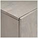 Credenza con lo scaffale Grigio e Oro 60 x 33.5 x 100 cm - Foto miniatura 6