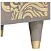 Credenza con lo scaffale Grigio e Oro 60 x 33.5 x 100 cm - Foto miniatura 8