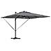 Parasol Roma Antracite 286 x 285 x 270 cm - Foto miniatura 3