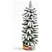Albero Di Natale Innevato 60cm Con 36 Rami E Neve Effetto Realistico Base Tronco - Foto miniatura 1