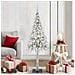 Albero di Natale con 150 LED Bianco 150 cm PE e Acciaio - Foto miniatura 2