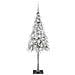 Albero di Natale con 150 LED Bianco 150 cm PE e Acciaio - Foto miniatura 4