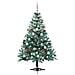 Albero di Natale artificiale Verde 150 cm PVC e Acciaio - Foto miniatura 3