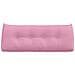Cuscino per Schiena Rosa 120 x 24 x 50 cm Tessuto - Foto miniatura 6
