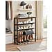 Scarpiera rustica marrone con 4 ripiani, stile industriale LBS038B01 - Foto miniatura 4