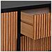 Credenza Con 3 Cassetti E 2 Ante In Legno E Metallo 120x40,5x81h Cm - Foto miniatura 6