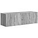 Set di Mobiletto da TV a Parete 6 pcs Grigio Sonoma - Foto miniatura 5