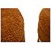 Set 2 Pouf Contenitore Saint-moritz In Teddy Marrone Ø40x47 E Ø32x38 Cm - Foto miniatura 5