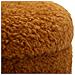 Set 2 Pouf Contenitore Saint-moritz In Teddy Marrone Ø40x47 E Ø32x38 Cm - Foto miniatura 6
