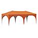 Tenda per feste a pop-up 575 x 288 x 245 cm Arancione - Foto miniatura 1