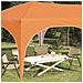 Tenda per feste a pop-up 575 x 288 x 245 cm Arancione - Foto miniatura 3