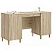 Scrivania Rovere Sonoma 142,5 x 50 x 75 cm Legno ingegnerizzato - Foto miniatura 2