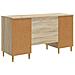 Scrivania Rovere Sonoma 142,5 x 50 x 75 cm Legno ingegnerizzato - Foto miniatura 6