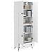 Set di armadi 2 pcs Bianco Lucido Legno ingegnerizzato - Foto miniatura 2