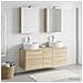 Set di mobili per il bagno 5 pcs Rovere Sonoma - Foto miniatura 4