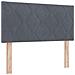 Letto ottomano con materasso Grigio Scuro 100 x 200 cm Velluto - Foto miniatura 4