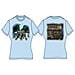 Beatles (The) - Abbey Road Light Blue (T-Shirt Donna Tg. M)  - Foto miniatura 1