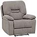Poltrona Reclinabile In Tessuto Beige Talpa Bergen - Foto miniatura 1