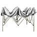 Gazebo Richiudibile 3x2 M Pieghevole Telo Bianco In Pvc 100% Impermeabile Eg49477 - Foto miniatura 2