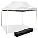 Gazebo Richiudibile 3x2 M Pieghevole Telo Bianco In Pvc 100% Impermeabile Eg49477 - Foto miniatura 1