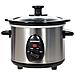 Sc-250m Deli Slow Cooker In Acciaio Inox, 2,5 Litri, Con Funzione Di Mantenimento Del Calore, Vetro Di Sicurezza E Ciotola In Ceramica Rimovibile, Cottura Lenta - Foto miniatura 1