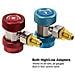 Car Air Tool Set Ac R134a Rapidi Accoppiatori Adattatori R134a Possibile Toccare Con Serbatoio Adattatore Per Refrigerante Dispenser1 4 Pollici E 12 Pollici Di Montaggio Ac Gauge Tubo - Foto miniatura 4