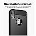 Cadorabo Custodia Compatibile Con Apple Iphone Xr In Brushed Nero - Coperchio Protettivo In Silicone Tpu Flessibile In Look Acciaio Inossidabile-fibra Di Carbonio - Foto miniatura 3