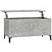 Tavolino Salotto Grigio Cemento 90x44,5x45 Cm Legno Multistrato - Foto miniatura 2
