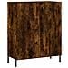 Credenza Rovere Fumo 69,5x34x90 Cm In Legno Multistrato - Foto miniatura 2