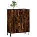 Credenza Rovere Fumo 69,5x34x90 Cm In Legno Multistrato - Foto miniatura 3