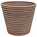 Vaso Tondo Da Esterno Giardino In Fibra Di Argilla Ø41x33,3 Cm Echium - Tan - Foto miniatura 1